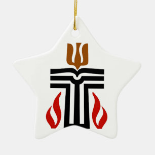 Ornamento De Cerâmica Símbolo da religião presbiteriano
