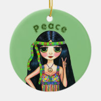 Símbolo de Pintinho Psychedelic Hippie Peace Headb