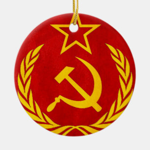 Ornamento De Cerâmica símbolo do russo do comunismo