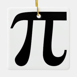 Ornamento De Cerâmica Símbolo Giant "Pi"