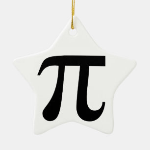 Ornamento De Cerâmica Símbolo Giant "Pi"
