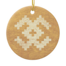 Símbolos Bálticos - Amarelo Vintage