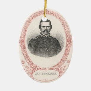 Ornamento De Cerâmica Simon Bolivar Buckner