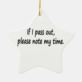 Ornamento De Cerâmica Simples Giro de Humor de Workout