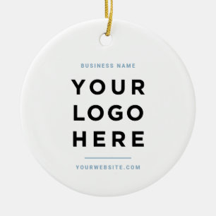 Ornamento De Cerâmica Simples Minimalista   Logotipo Empresarial Persona