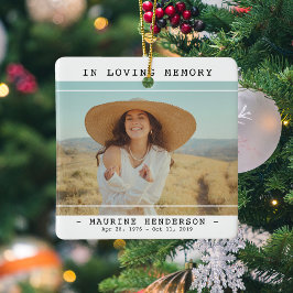 Ornamento De Cerâmica Simples Moderno No Amante Memorial Fotográfico