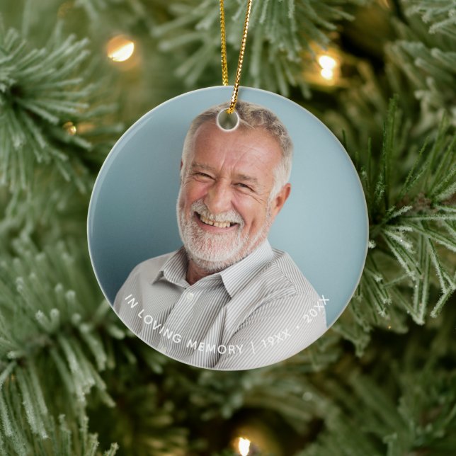 Ornamento De Cerâmica Simples na Manutenção de Fotografias De Memória Am (Árvore)