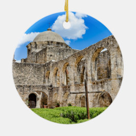 Ornamento De Cerâmica Sinal de Fé, Missão San José,