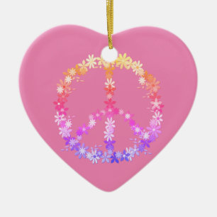 Ornamento De Cerâmica Sinal de paz