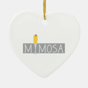 Ornamento De Cerâmica Sinal do Mimosa