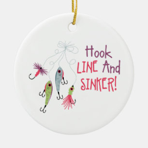 Ornamento De Cerâmica Sinalizador de linha de gancho