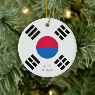 Ornamento De Cerâmica Sinalizador de Mensagem Personalizada da Coreia do