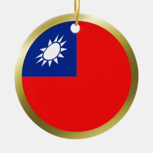 Ornamento De Cerâmica Sinalizador de Taiwan