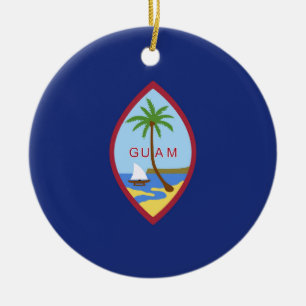 Ornamento De Cerâmica Sinalizador Guam