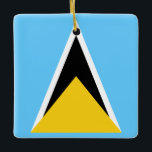 Ornamento De Cerâmica Sinalizador Lúcia santo<br><div class="desc">Produtos de Sinalizador Mundial Personalizáveis - Sinta-se livre para adicionar seu próprio texto.</div>