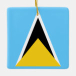 Ornamento De Cerâmica Sinalizador Lúcia santo<br><div class="desc">Produtos de Sinalizador Mundial Personalizáveis - Sinta-se livre para adicionar seu próprio texto.</div>