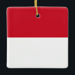 Ornamento De Cerâmica Sinalizador Mônaco<br><div class="desc">Produtos de Sinalizador Mundial Personalizáveis - Sinta-se livre para adicionar seu próprio texto.</div>