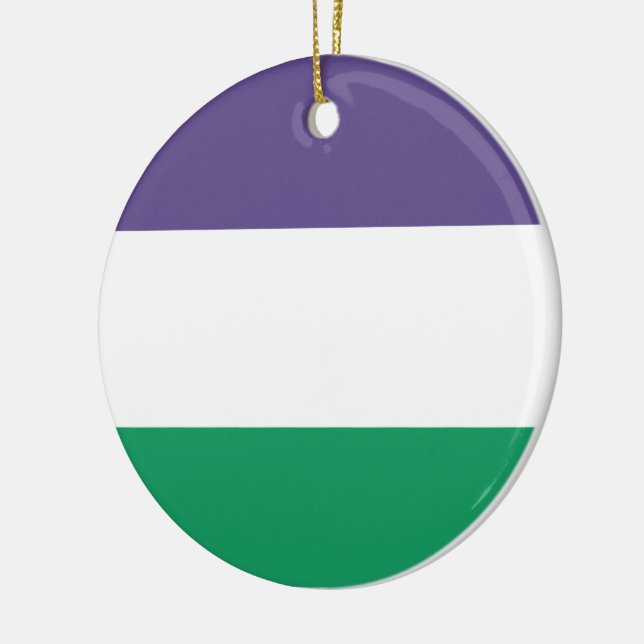Ornamento De Cerâmica Sinalizador Suffragette (Esquerda)