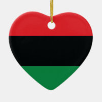 Sinalizador vermelho, preto e verde