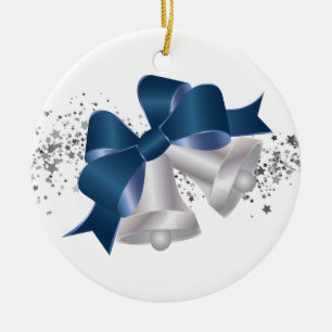 Ornamento De Cerâmica Sinos de Natal