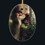 Ornamento De Cerâmica Sir Frank Dicksee, Romeu e Julieta Ornament<br><div class="desc">Sir Frank Dicksee,  Romeu e Julieta Ornament</div>