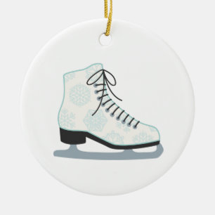Ornamento De Cerâmica Skate de gelo