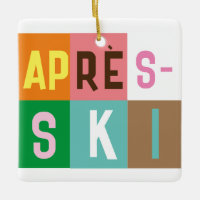 Skier Retro Après Ski Color Blocks