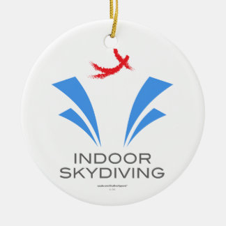 Ornamento De Cerâmica Skydiving interno
