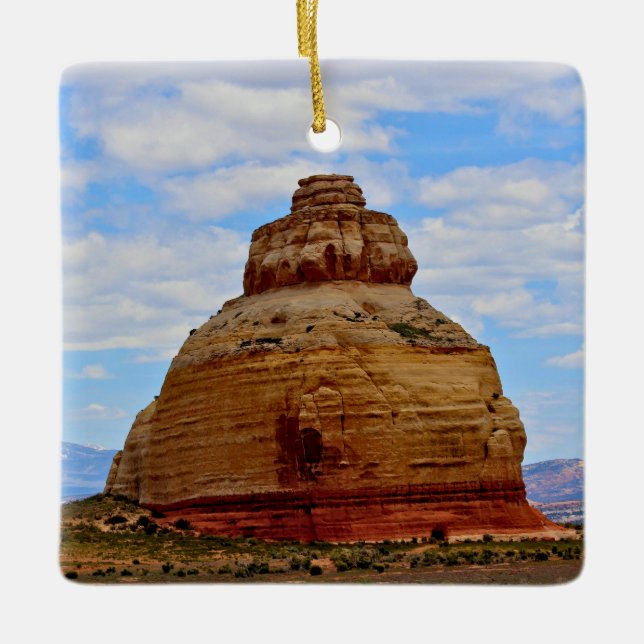 Ornamento De Cerâmica Skyline and Stone (Frente)