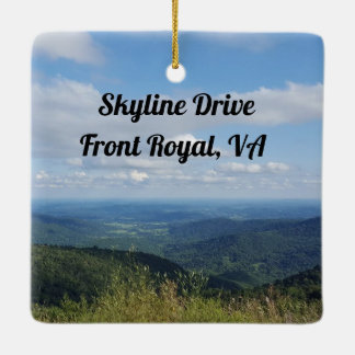 Ornamento De Cerâmica Skyline drive Front royal, fotografia Virginia