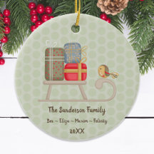 Sled de Natal Bastante Personalizado Nórdico