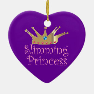 Ornamento De Cerâmica Slimming a princesa