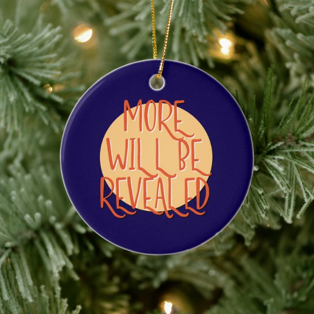 Ornamento De Cerâmica Slogan de Recuperação Revelado (Árvore)