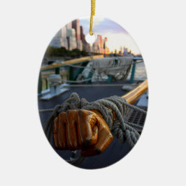 Ornamento De Cerâmica Sloop Clearwater