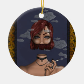 Ornamento De Cerâmica Smoke