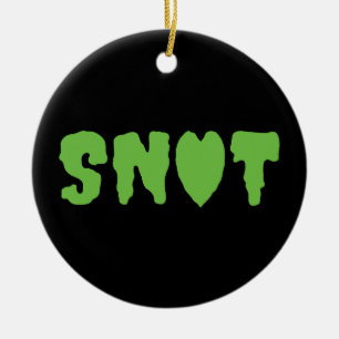 ORNAMENTO DE CERÂMICA SNOT LOVE