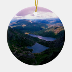 Ornamento De Cerâmica Snowdon Wales