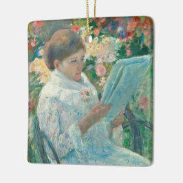 Ornamento De Cerâmica Sobre a sacada - Mary Cassatt - Fine Art Repro
