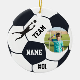 Ornamento De Cerâmica Soccer Goalie Ornament Goalkeeper Football Sports 