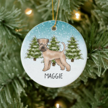 Soft-Coated Wheaten Terrier Floresta de Inverno Ne