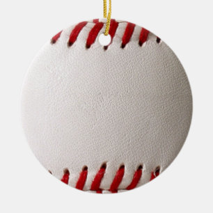 Ornamento De Cerâmica Softball de beisebol