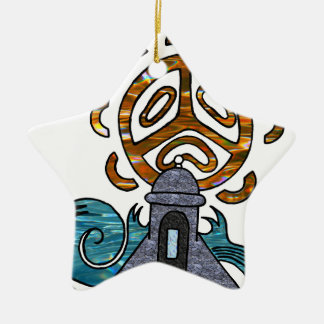 Ornamento De Cerâmica solenóide Taino de garita del diablo y