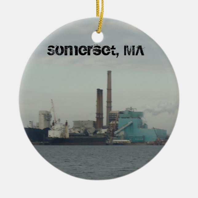 Ornamento De Cerâmica Somerset, MÃES (Frente)