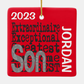 Ornamento De Cerâmica Son Extraordinário PERSONALIZADO