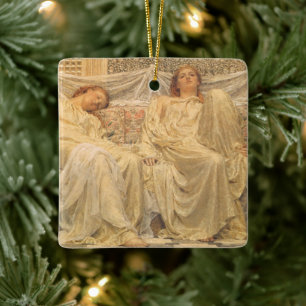 Ornamento De Cerâmica Sonhadores por Albert Joseph Moore, Arte Vitoriano