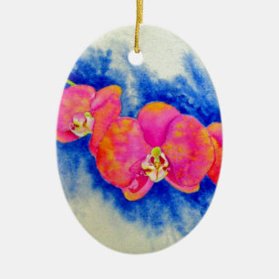 Ornamento De Cerâmica Sonhos de Orquídea