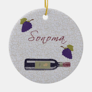 Ornamento De Cerâmica Sonoma