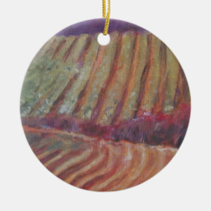 Ornamento De Cerâmica Sonoma Vineyards Vinho da Califórnia