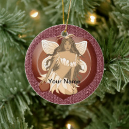 Ornamento De Cerâmica Sornaja de fada de chocolate