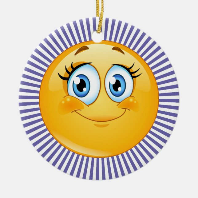 Ornamento De Cerâmica Sorria - SRF (Frente)